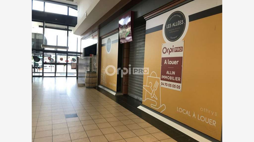 A louer local commercial de 173m² dans l'Allier