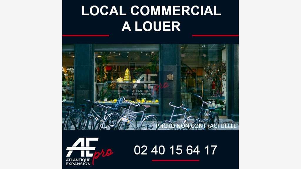 A louer local commercial 120m² à Saint-Nazaire