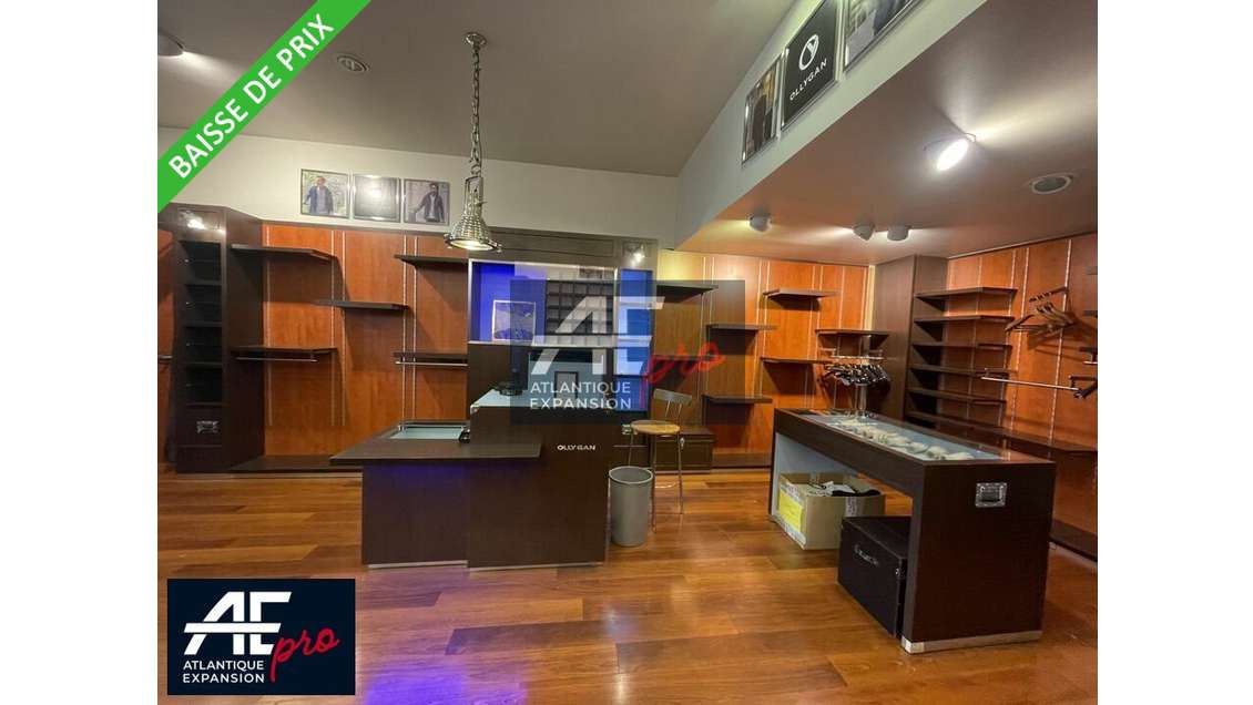 A louer local 85m² en zone piétonne Saint-Nazaire