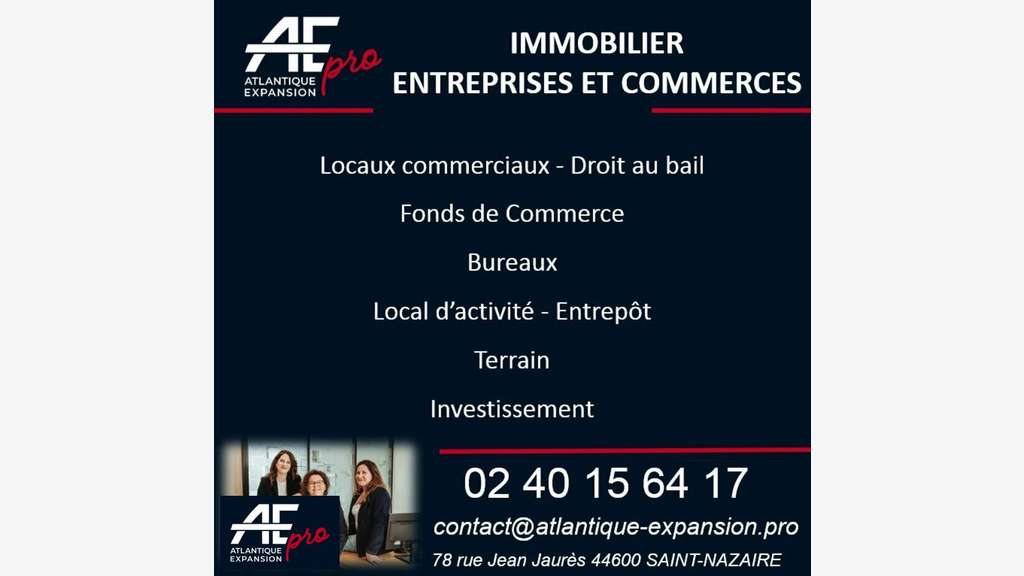 Local commercial à louer axe majeur de St-Nazaire