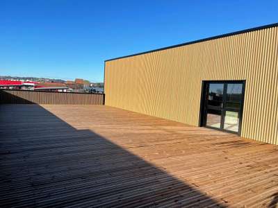A louer local neuf en roof top 435m² à Boé ZAC