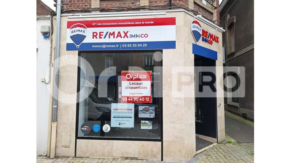 A louer local 90m² sur axe N°1 à Noyon centre