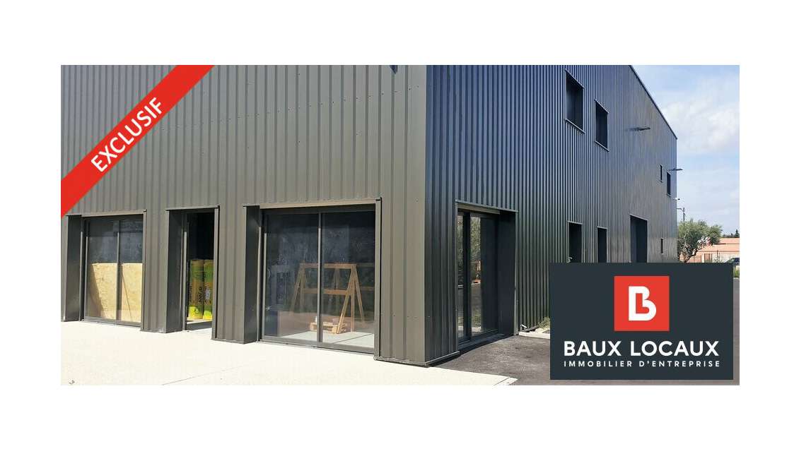 A louer local commercial neuf 100m² à Monteux