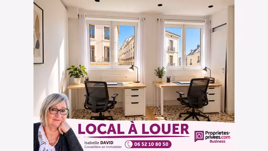 Location local commercial 52m² à Aix les Bains