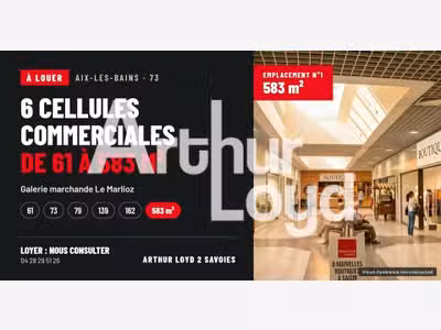 Cellule commerciale majeure 583m² à Aix-les-Bains