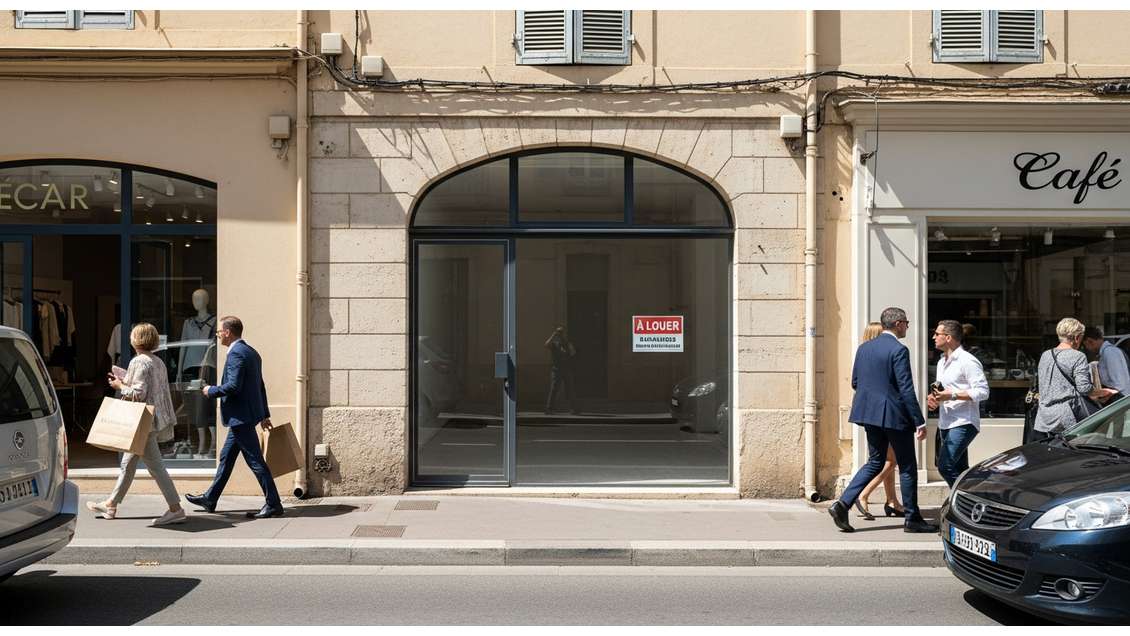 A louer local commercial 90m² à Ajaccio centre