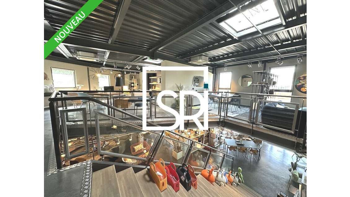 A louer local commercial 760m² rond-point Aubière