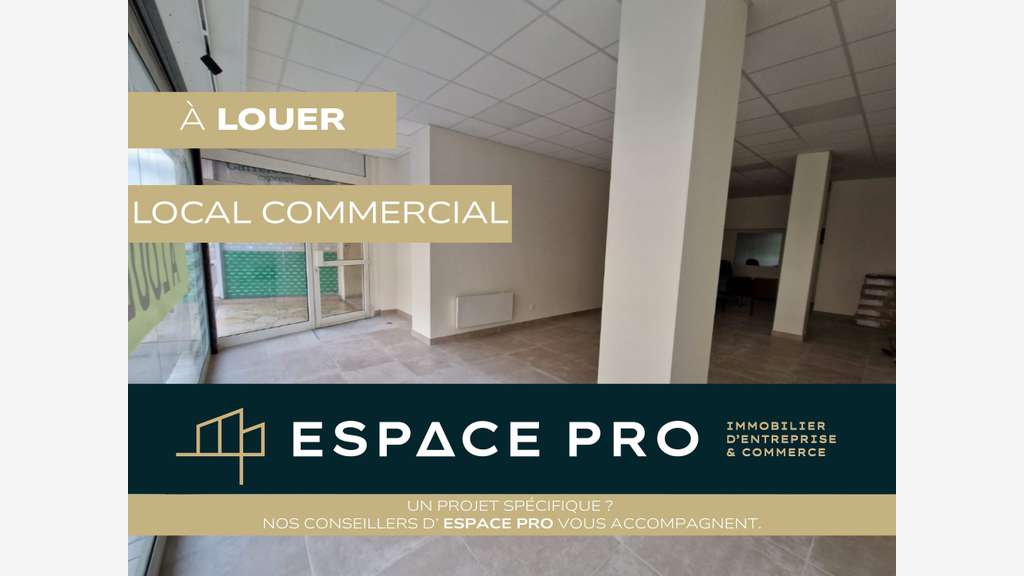 A louer local 80m² état neuf centre ville de Caen