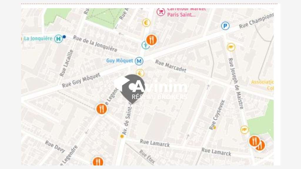 A louer local commercial 30m² empl N°1 Paris 18e