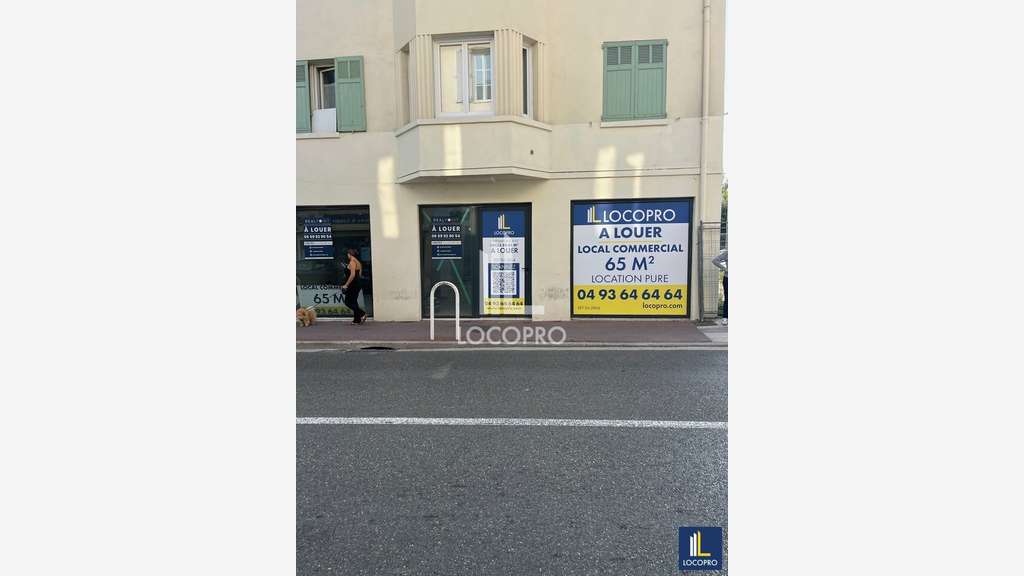 A louer local 65m² à Cannes Av Michel Jourdan