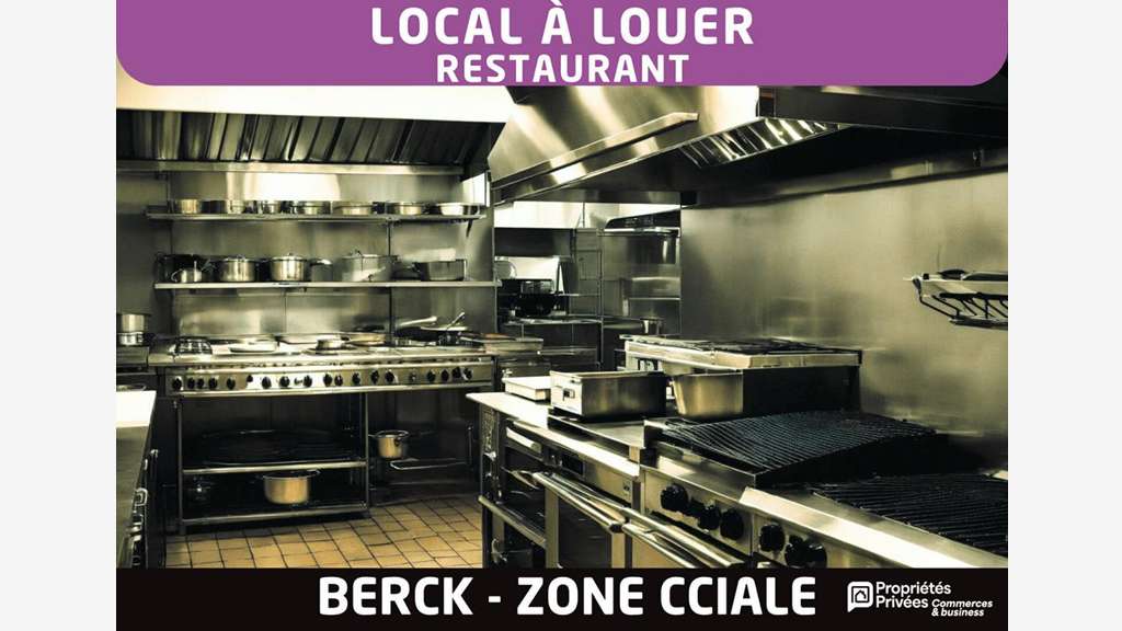 A louer local restauration 130m² à Berck