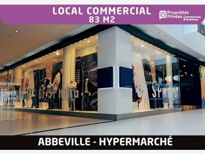 Local commercial 83m² hypermarché Abbeville