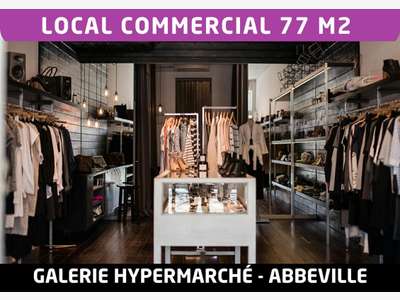 Location local commercial de 77m² à Abbeville