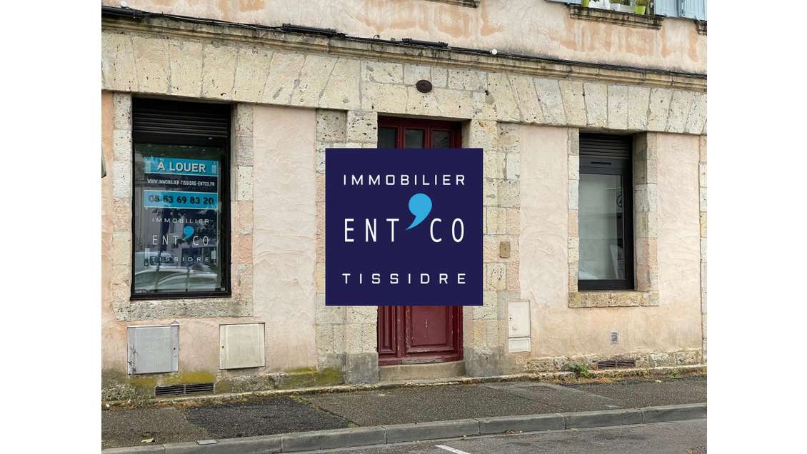 A louer local commercial 141m² à Agen centre