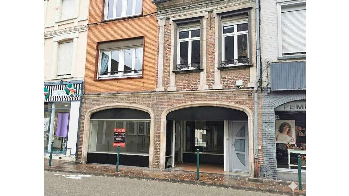 A louer local 200m² hyper centre Aire-sur-La-Lys