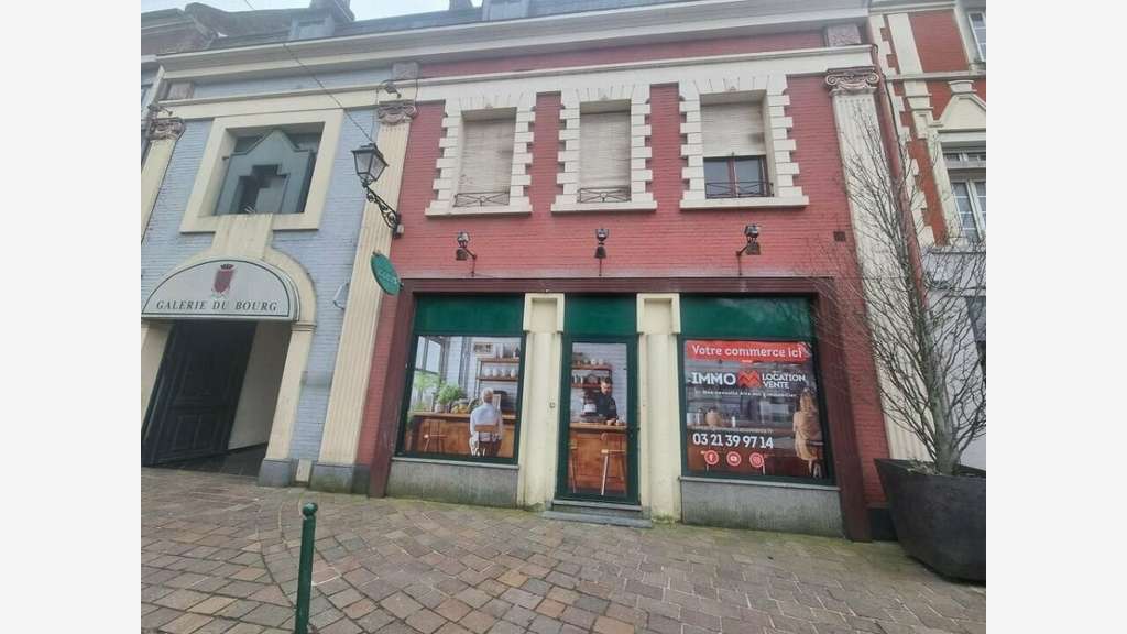 A louer local commercial de 150m² Aire sur la Lys