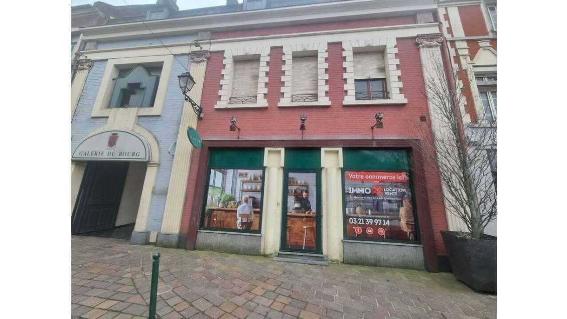 A louer local commercial de 150m² Aire sur la Lys