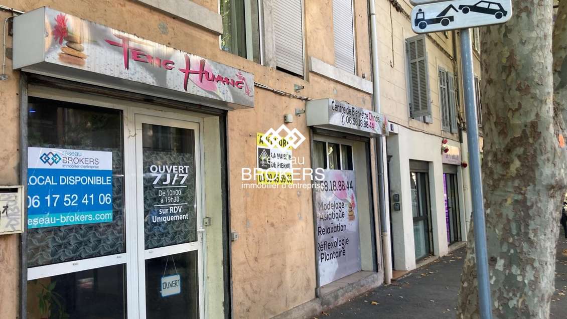 A louer boutique sur bd extérieur Aix-en-Provence