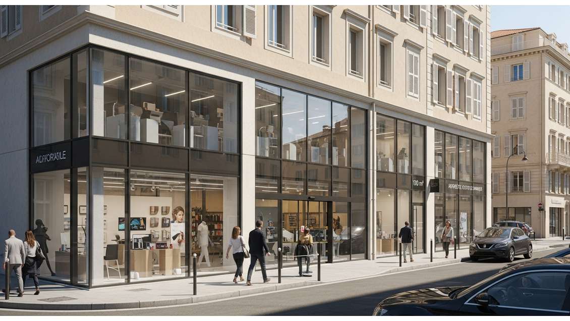 A louer locaux commerciaux 220m² Ajaccio St Joseph