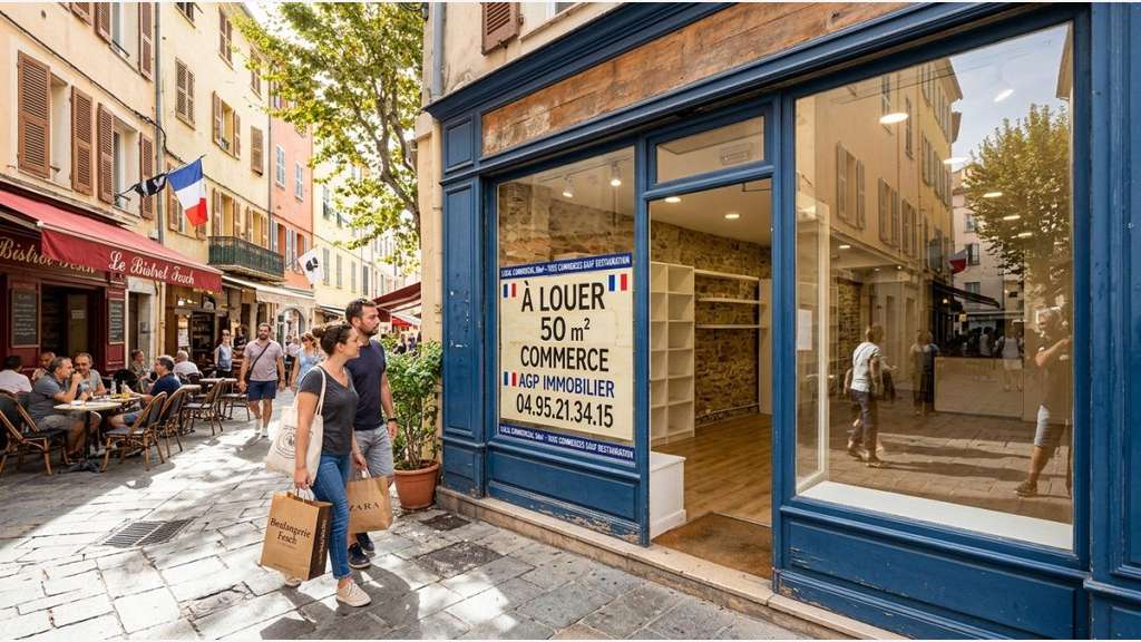 A louer boutique Rue Fesch hypercentre Ajaccio