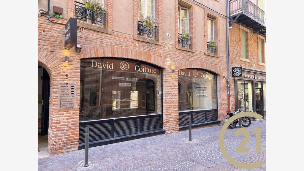 Loue local commercial 100m² en hyper-centre d’Albi