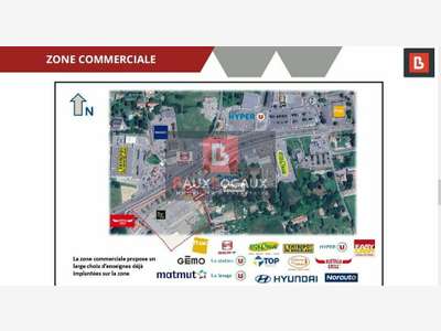 A louer local 1770m² en retail park sur Alès Sud