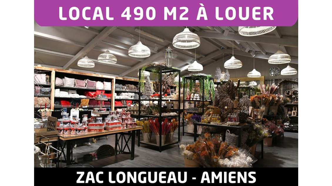 Local commercial 490 m2 - A louer - ZAC Longueau