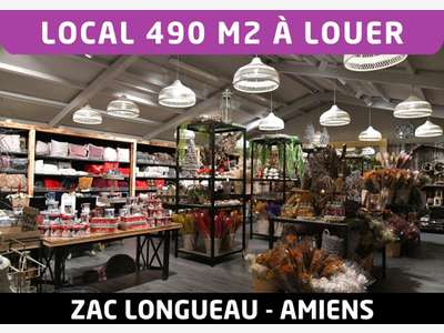 Local commercial 490m² à louer ZAC Longueau