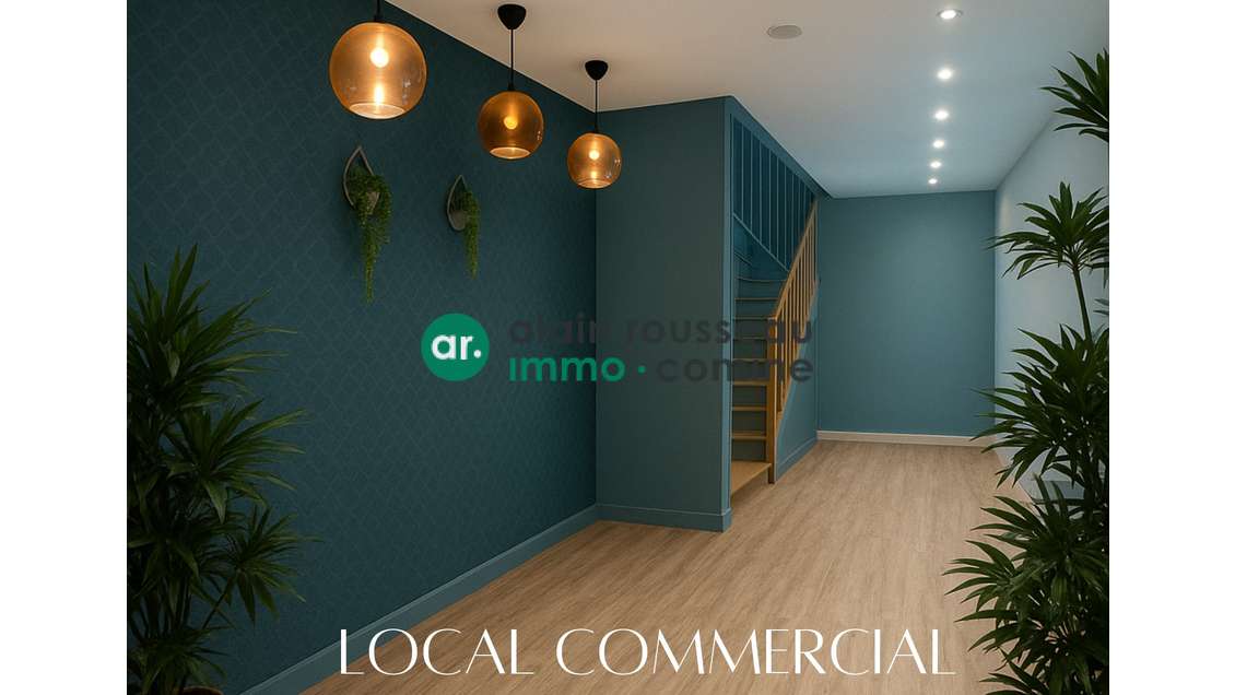 Loue local commercial ou pro 70m² empl N°1 Angers