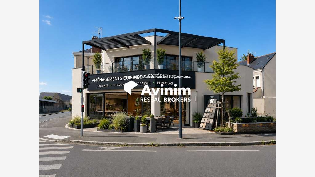 A louer local commercial à aménager 403m² à Angers