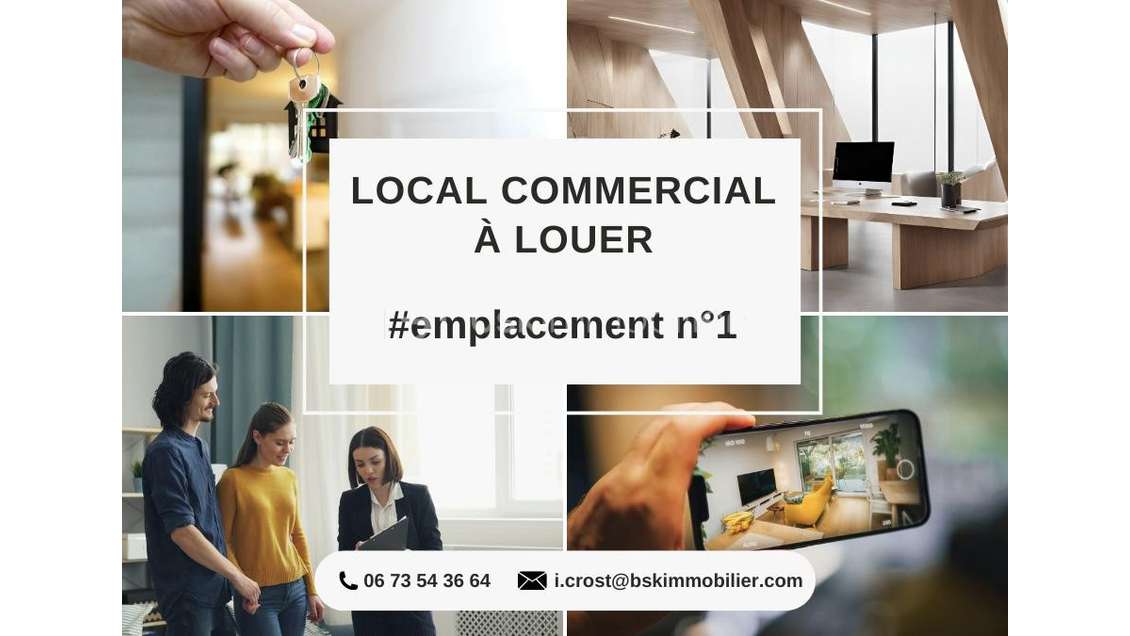 A louer local commercial d'exception 1000m² à Anse