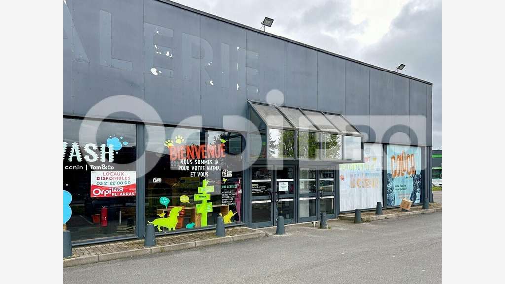 Loue cellule commerciale 660m² en centre cial 62