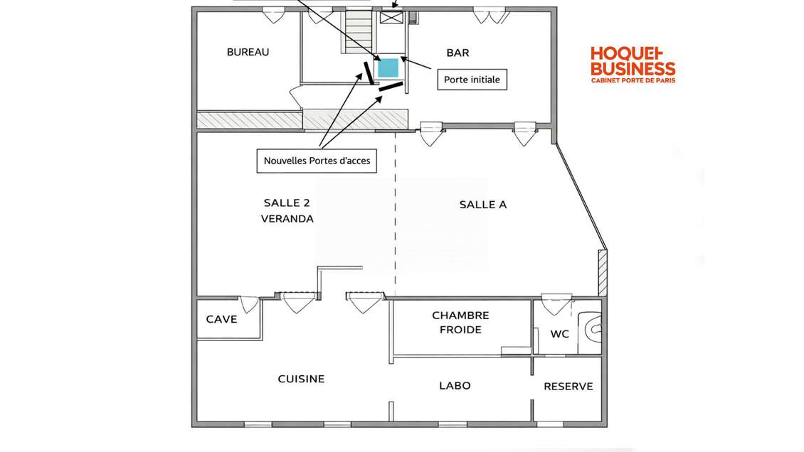 Loue local cial 150m² avec gaine à Aubervilliers