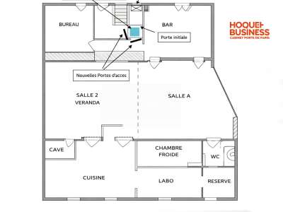 Loue local cial 150m² avec gaine à Aubervilliers