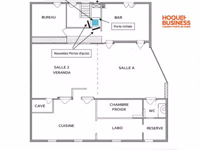 Loue local cial 150m² avec gaine à Aubervilliers