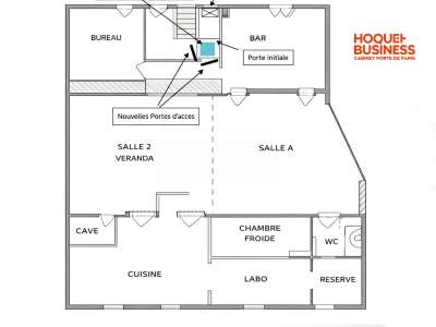 Loue local cial 150m² avec gaine à Aubervilliers