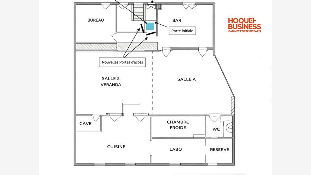 Loue local cial 150m² avec gaine à Aubervilliers