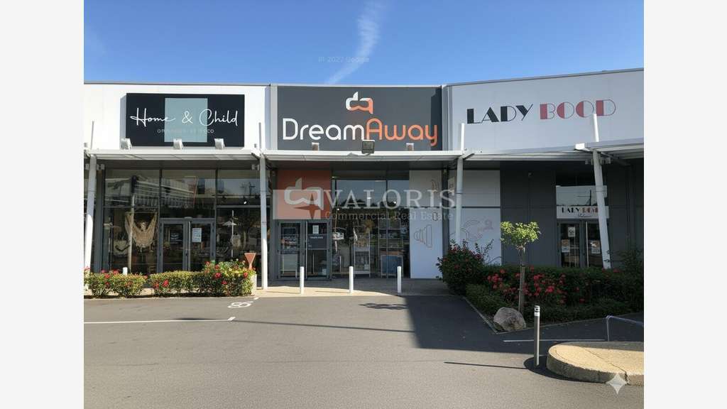 A louer local commercial 223m² en ZAC à Aubière