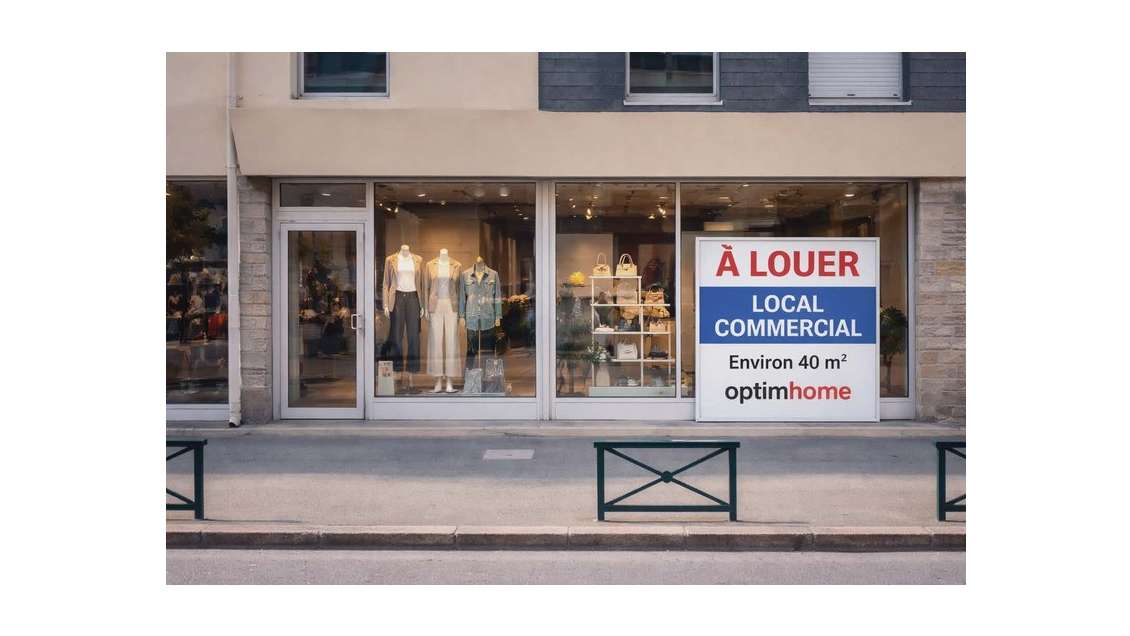 A louer local 40m² en galerie commerciale à Auray