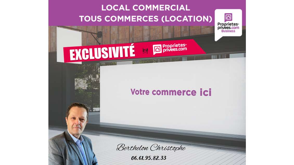 Exclu location local commercial 249m² à Avallon