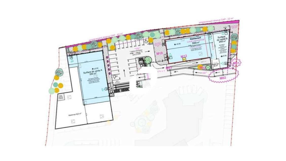 A louer Local commercial 280m² Avon