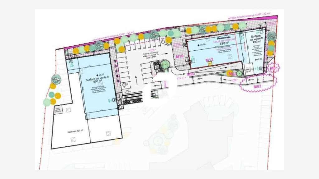 A louer Local commercial 280m² Avon