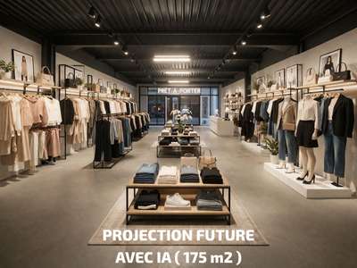 Loue local cial ou dépôt 175m² prox Baie-Mahault