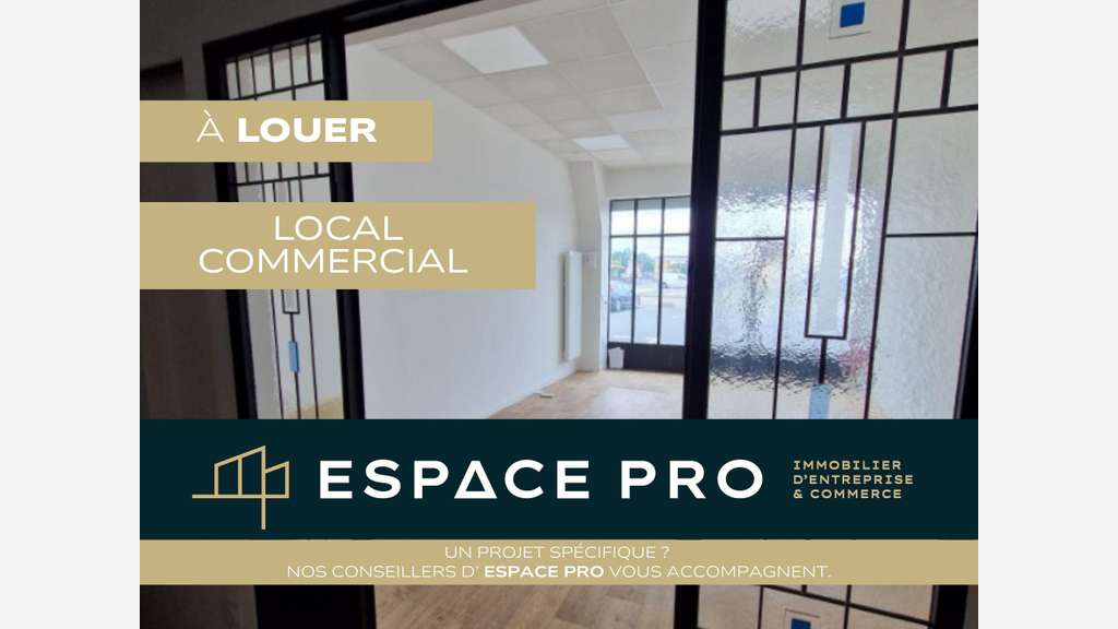 Local commercial 40m² à louer à Troarn axe passant