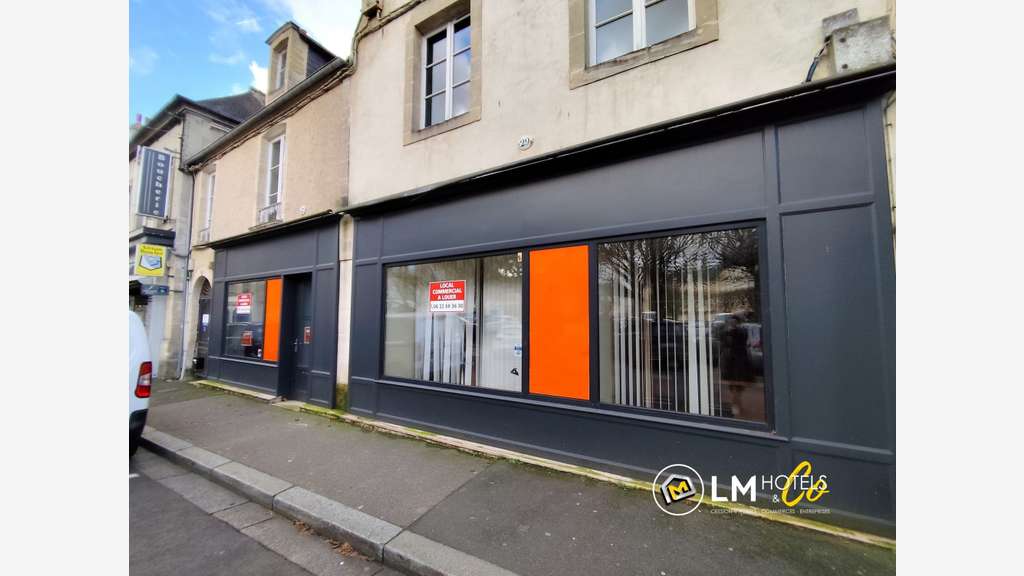 A louer local commercial 200m² bien situé à Bayeux