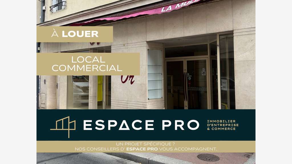Local commercial 160m² à louer rue St Malo Bayeux
