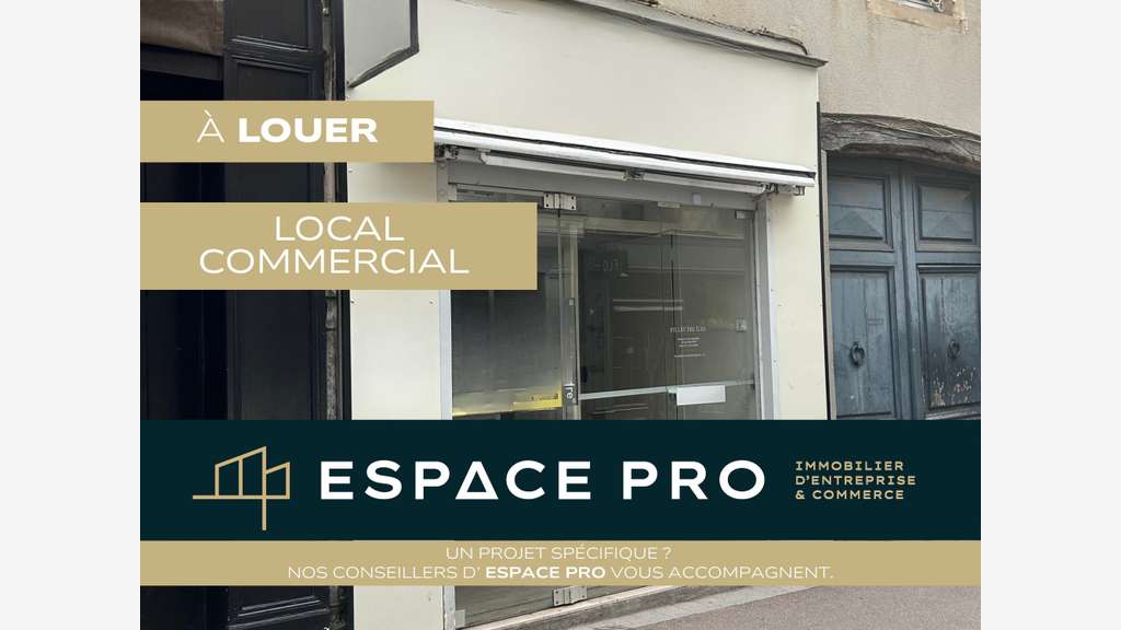 A louer local commercial de 60m² à Bayeux centre
