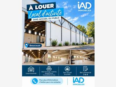 A louer terrain professionnel 3000m² à Beaucouzé