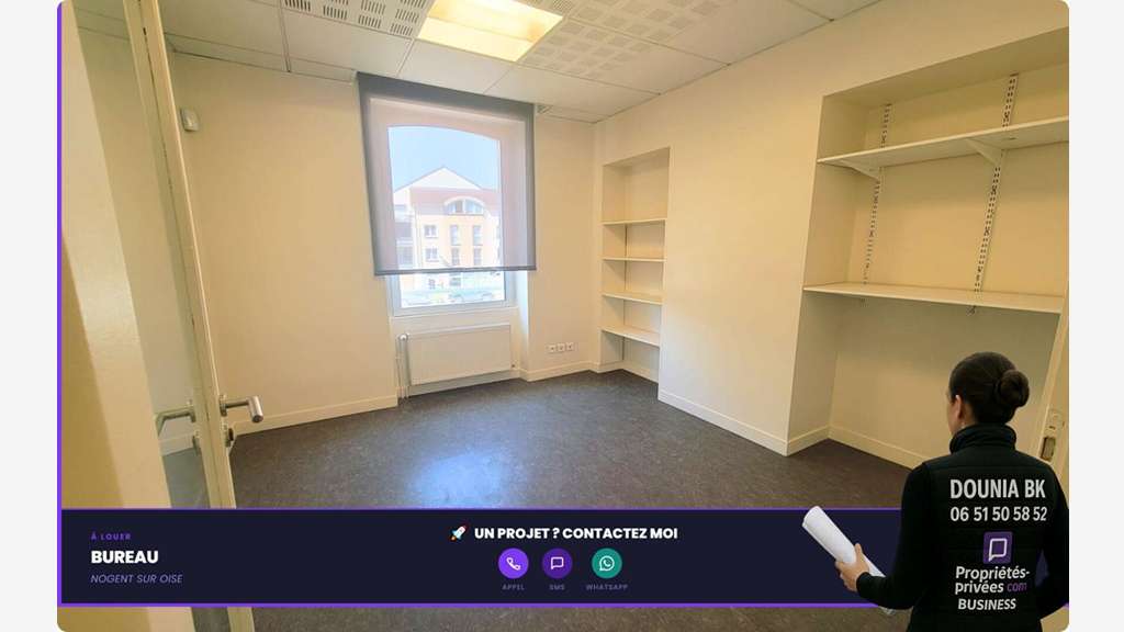 Local 25m² à louer à Nogent-sur-Oise