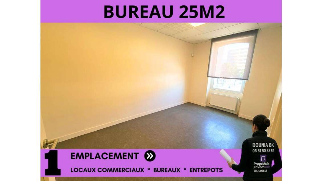 Local 25m² à louer à Nogent-sur-Oise